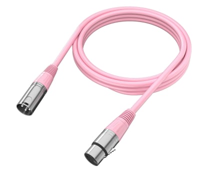 Kabel audio Fifine L9CP XLR RÓŻOWY 1,8 M